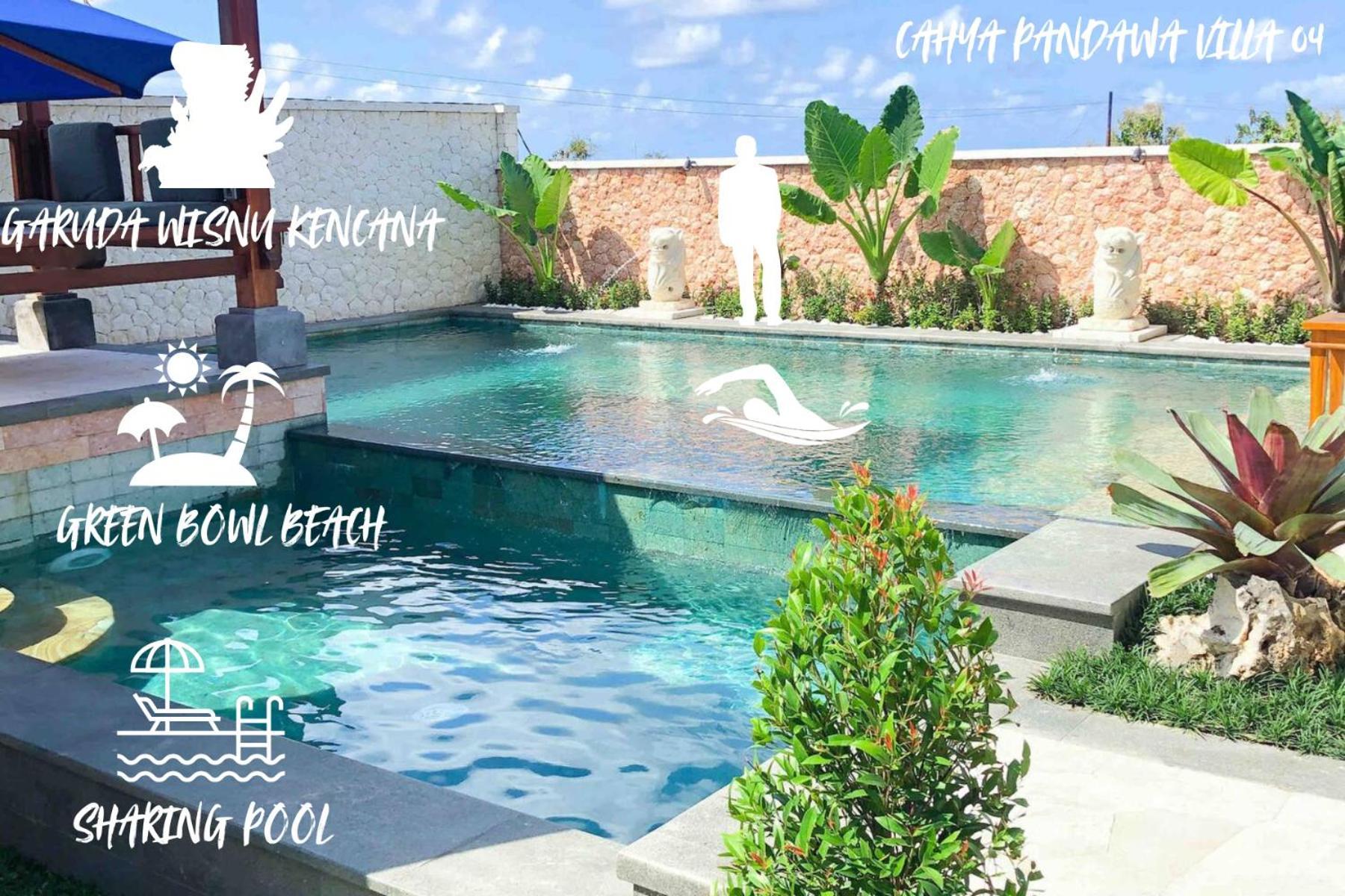 Cahya Pandawa Villa 4 Унгасан Экстерьер фото